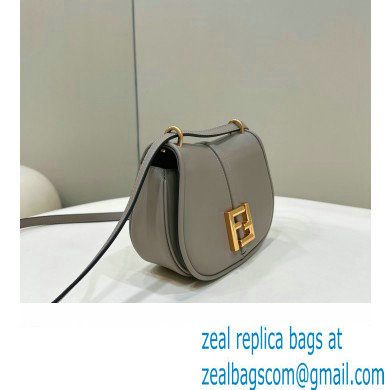 Fendi C Com Small bag in leather Gray 2023 - Click Image to Close